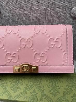 Replica Gucci Bags 1:1 WL676155粉 19X10X4