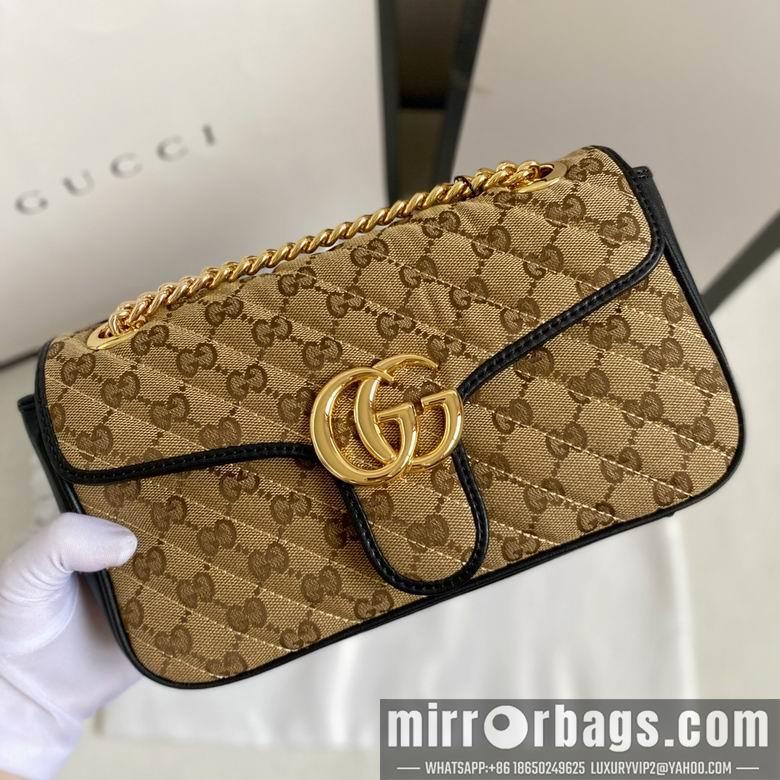 Replica Gucci Bags 1:1 443497 26X15X7cm DF 2colour