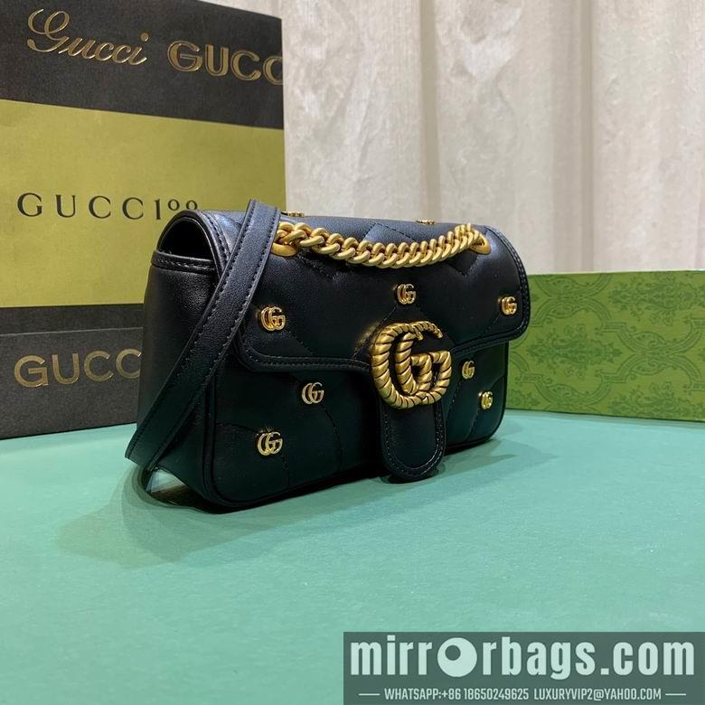 Replica Gucci Bags 1:1 446744 23X14X6cm DF 2colour-1
