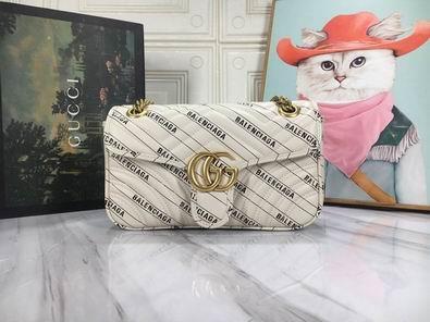 Replica Gucci Bags 1:1 GG Marmont 44397 26x15x7cm df05