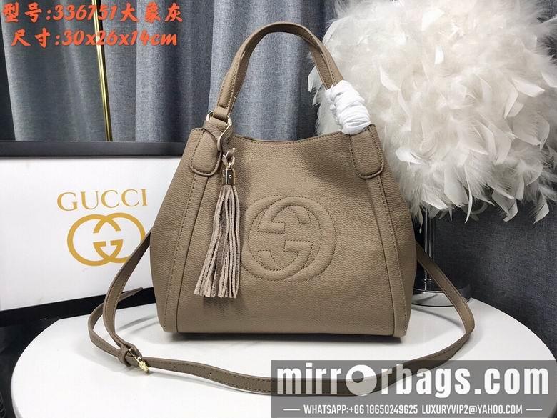 Replica Gucci Bags 1:1 WD336751大象灰 30X26X4