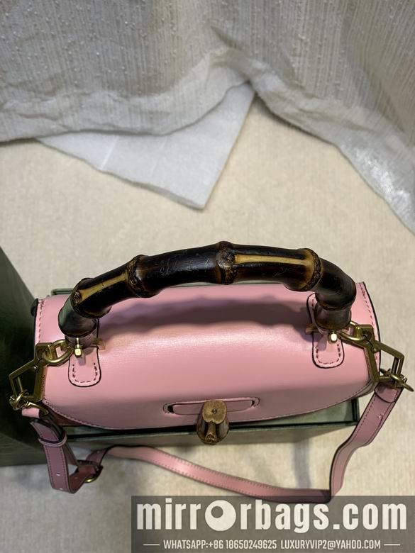 Replica Gucci Bags 1:1 WD675797粉皮 21X15X7