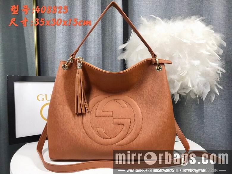 Replica Gucci Bags 1:1 WD408825棕色 35X30X15