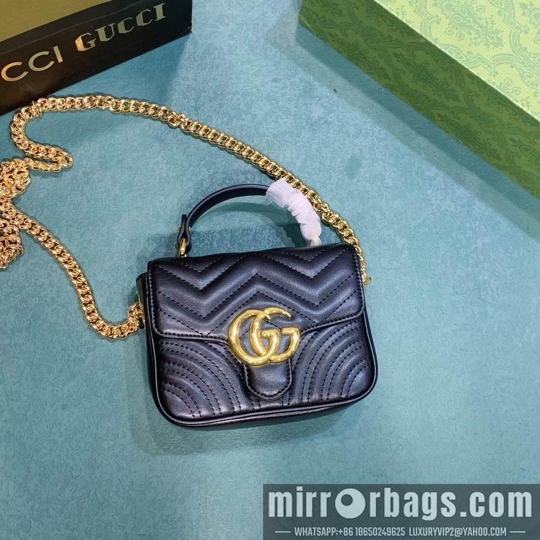 Replica Gucci Bags 1:1 811238 17X13X6cm DF 2colour