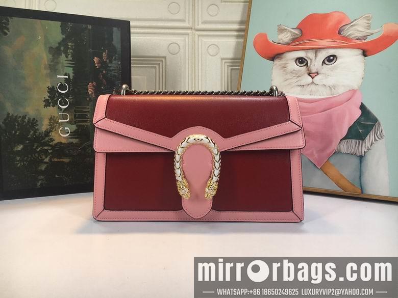 Replica Gucci Bags 1:1 WD400249红粉 28X18X9