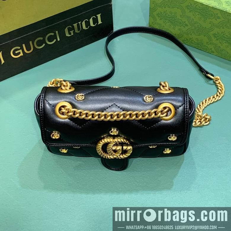Replica Gucci Bags 1:1 446744 23X14X6cm DF 2colour-1