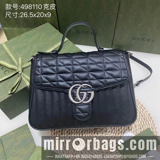 Replica Gucci Bags 1:1 GG Marmont 498110 27x19x10.5cm df06