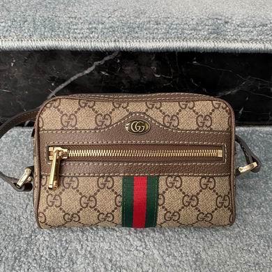 Replica Gucci Bags 1:1 WD517350啡色 17.5X12X5.5