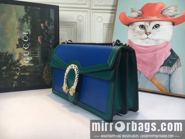 Replica Gucci Bags 1:1 WD400249蓝绿 28X18X9