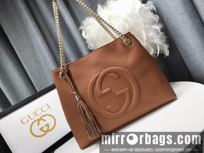 Replica Gucci Bags 1:1 WD308982棕色 38X27X14