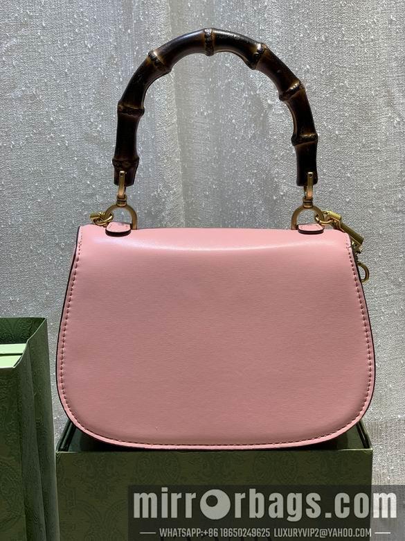 Replica Gucci Bags 1:1 WD675797粉皮 21X15X7