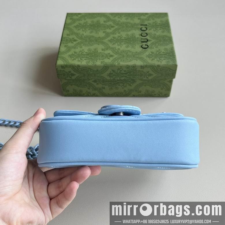 Replica Gucci Bags 1:1 699757 16.5X9.5X4.5cm DF 4colour