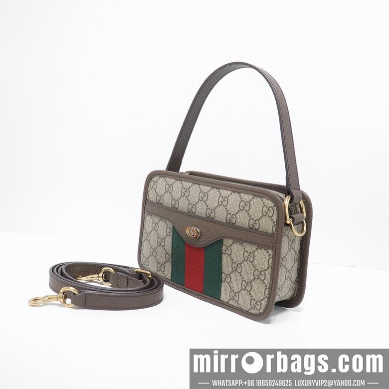 Replica Gucci Bags 1:1 WD598130啡 22X13.5X6.5