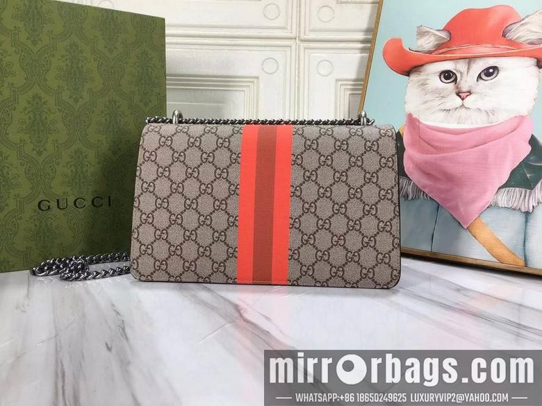 Replica Gucci Bags 1:1 WD400249啡印花 28X18X9