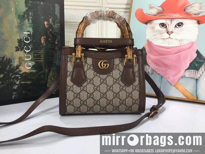 Replica Gucci Bags 1:1 WD655661啡色 20X16X10