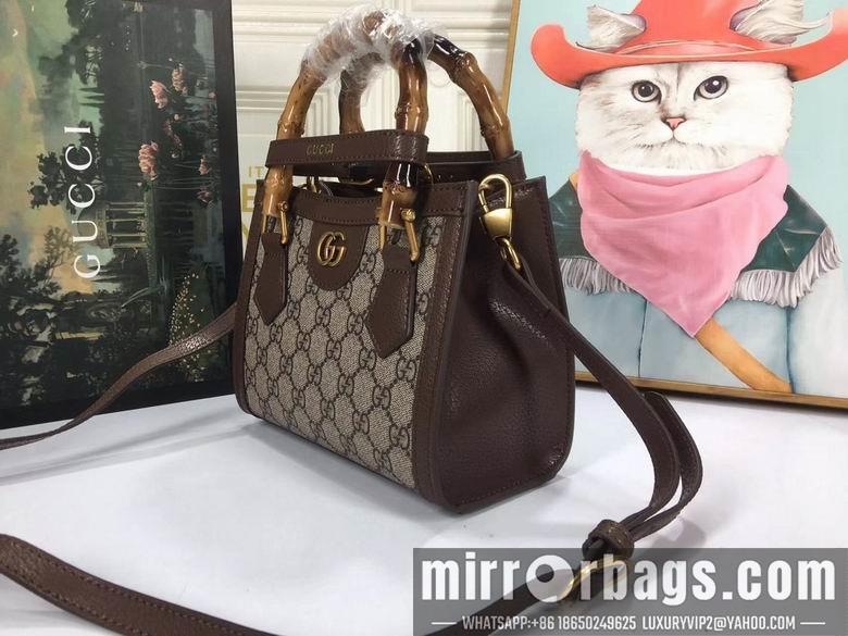 Replica Gucci Bags 1:1 WD655661啡色 20X16X10
