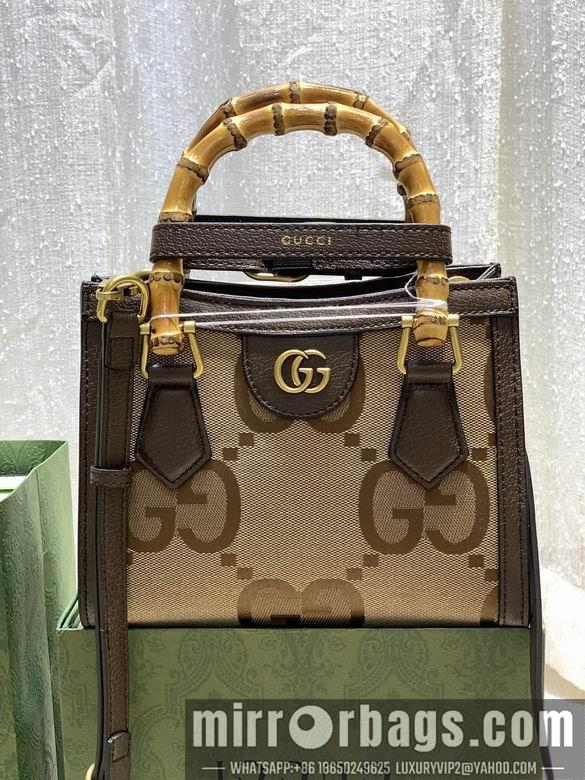 Replica Gucci Bags 1:1 WD655661杏啡 20X16X10