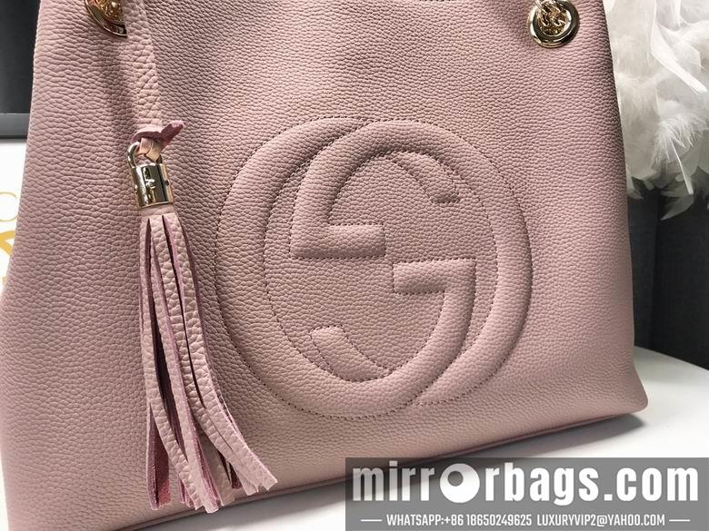 Replica Gucci Bags 1:1 WD308982裸粉 38X27X14