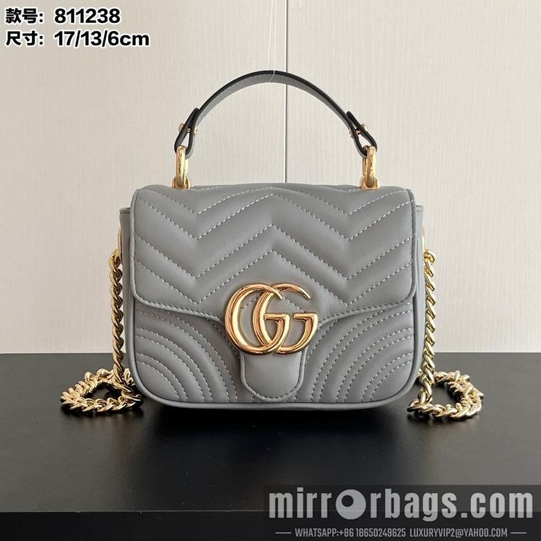 Replica Gucci Bags 1:1 811238 17X13X6cm DF 2colour