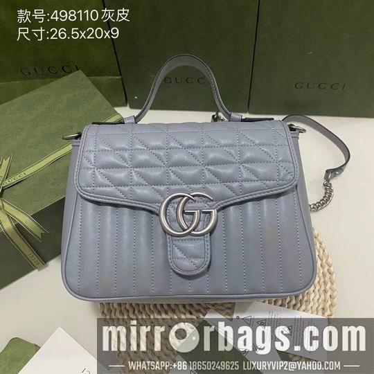 Replica Gucci Bags 1:1 GG Marmont 498110 27x19x10.5cm df06