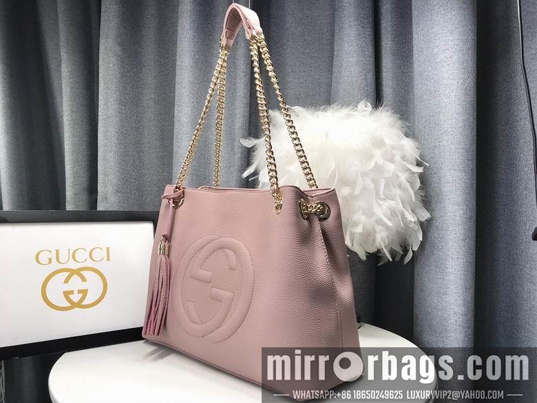 Replica Gucci Bags 1:1 WD308982裸粉 38X27X14