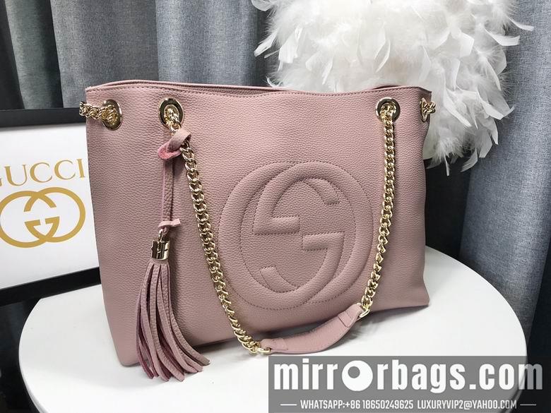 Replica Gucci Bags 1:1 WD308982裸粉 38X27X14
