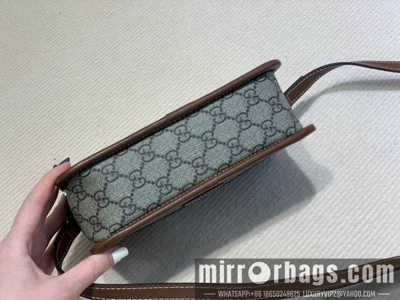 Replica Gucci Bags 1:1 WD658572啡棕 22.5X14X7