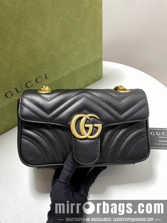 Replica Gucci Bags 1:1 446744 22cm XMY 4colour