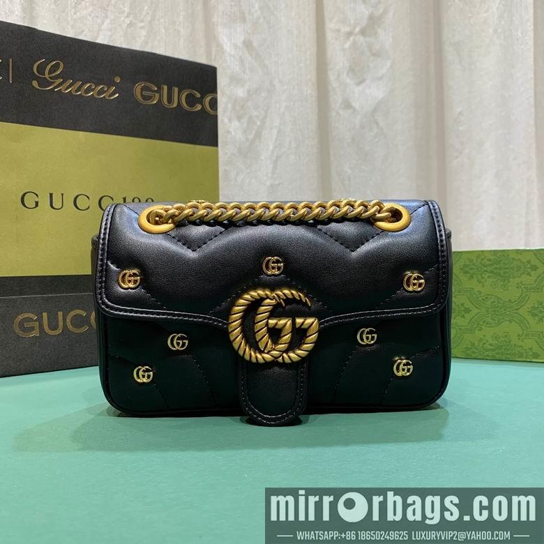 Replica Gucci Bags 1:1 446744 23X14X6cm DF 2colour-1