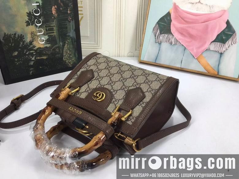 Replica Gucci Bags 1:1 WD655661啡色 20X16X10