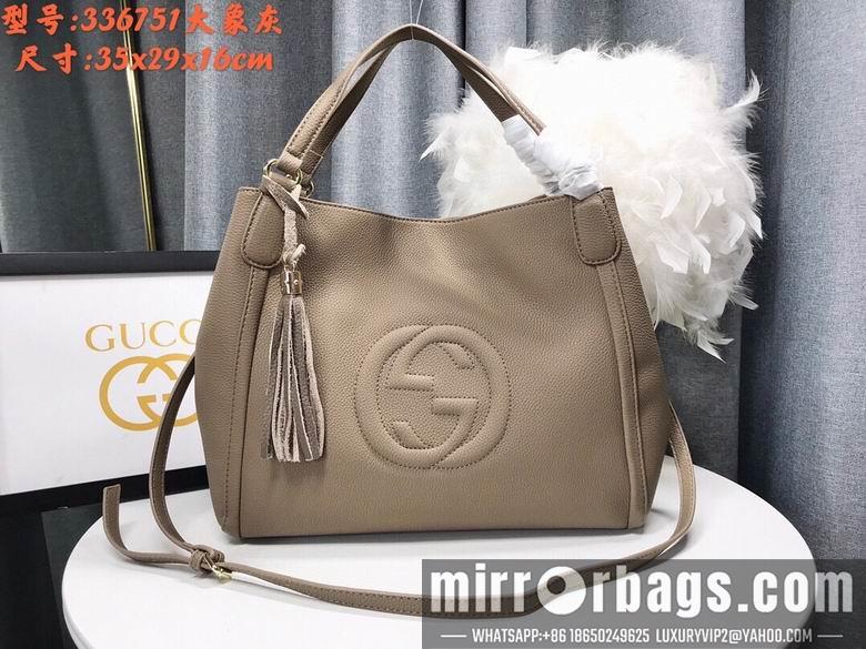 Replica Gucci Bags 1:1 WD282309大象灰 35X29X16