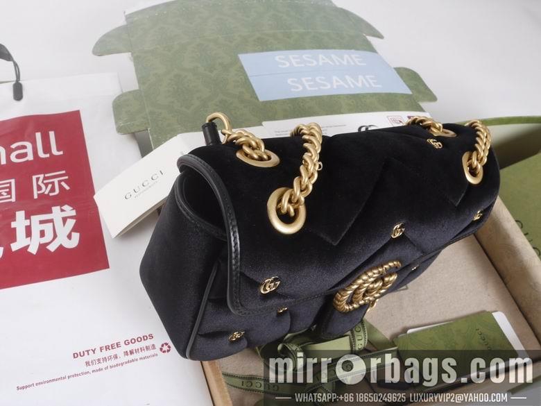 Replica Gucci Bags 1:1 446744 22X13X6cm 443497 26X15X7cm YG 3colour