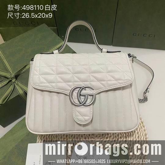 Replica Gucci Bags 1:1 GG Marmont 498110 27x19x10.5cm df06