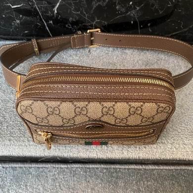 Replica Gucci Bags 1:1 WD517076啡红绿 18.5X13X6