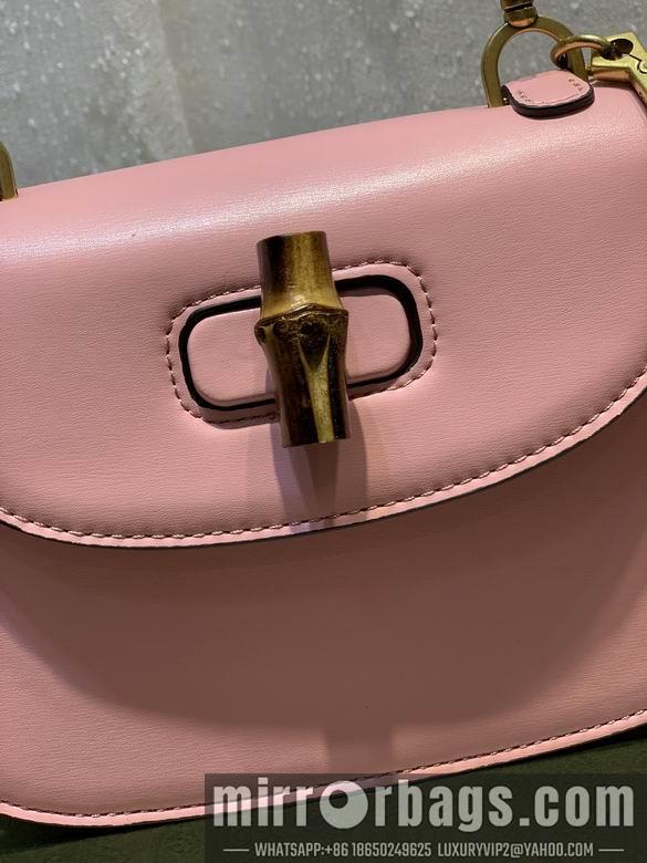 Replica Gucci Bags 1:1 WD675797粉皮 21X15X7