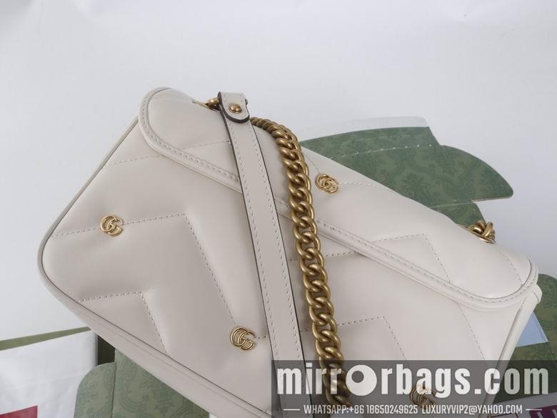 Replica Gucci Bags 1:1 446744 22X13X6cm 443497 26X15X7cm YG 3colour