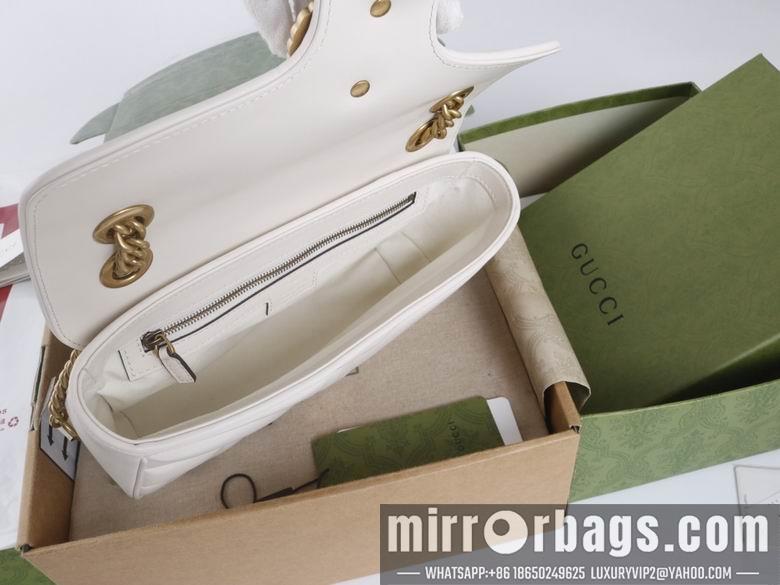 Replica Gucci Bags 1:1 446744 22X13X6cm 443497 26X15X7cm YG 3colour
