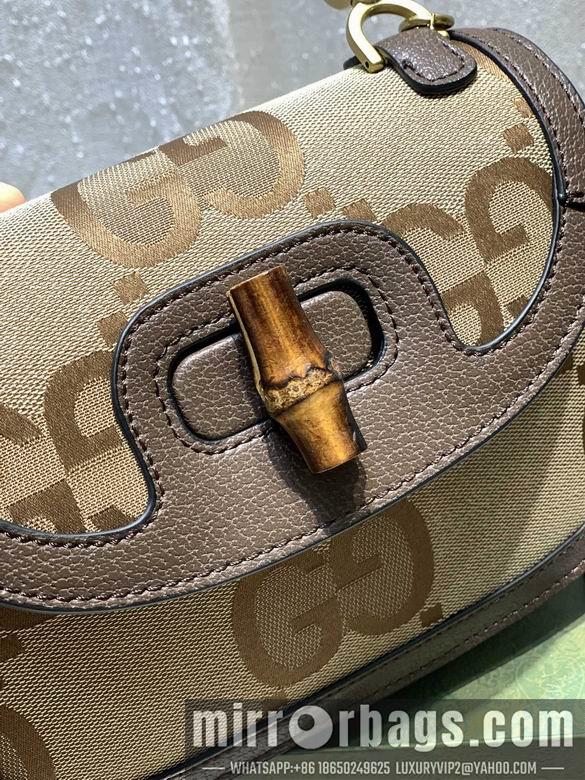 Replica Gucci Bags 1:1 WD675797大G杏布 21X15X7