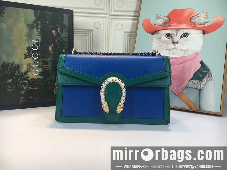 Replica Gucci Bags 1:1 WD400249蓝绿 28X18X9