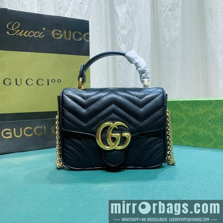 Replica Gucci Bags 1:1 811238 17X13X6cm DF 2colour