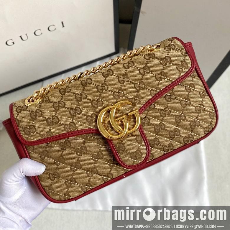 Replica Gucci Bags 1:1 443497 26X15X7cm DF 2colour