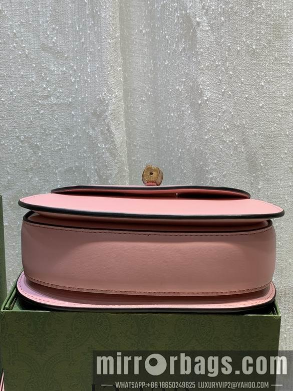Replica Gucci Bags 1:1 WD675797粉皮 21X15X7