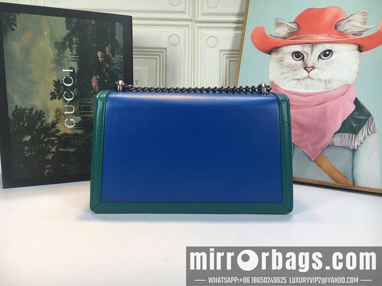 Replica Gucci Bags 1:1 WD400249蓝绿 28X18X9