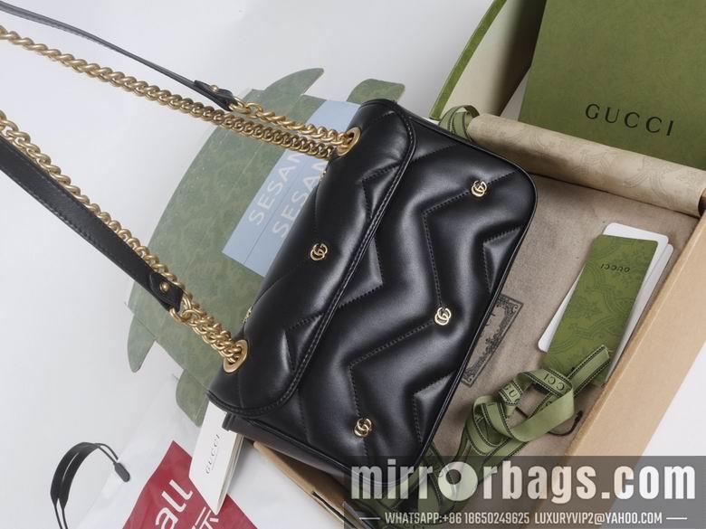 Replica Gucci Bags 1:1 446744 22X13X6cm 443497 26X15X7cm YG 3colour