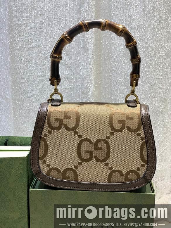 Replica Gucci Bags 1:1 WD675797大G杏布 21X15X7