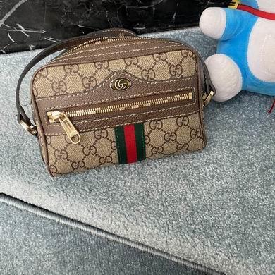 Replica Gucci Bags 1:1 WD517350啡色 17.5X12X5.5