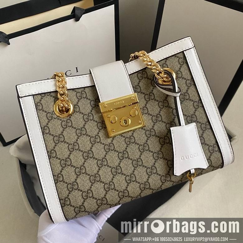 Replica Gucci Bags 1:1 WD498156白 26X18X10