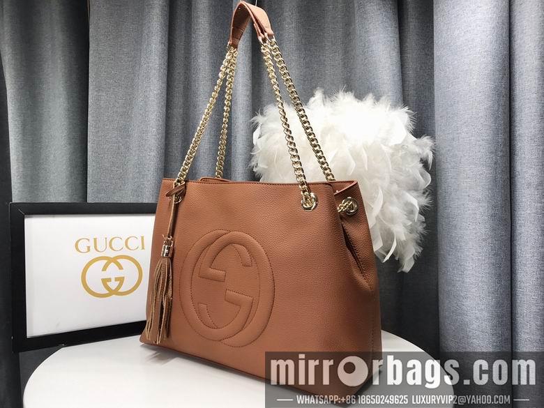 Replica Gucci Bags 1:1 WD308982棕色 38X27X14