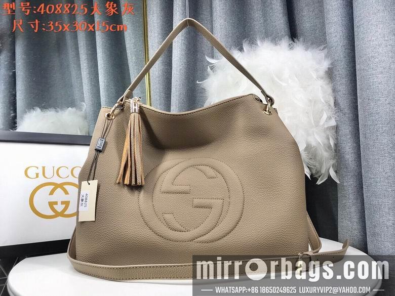 Replica Gucci Bags 1:1 WD408825大象灰 35X30X15