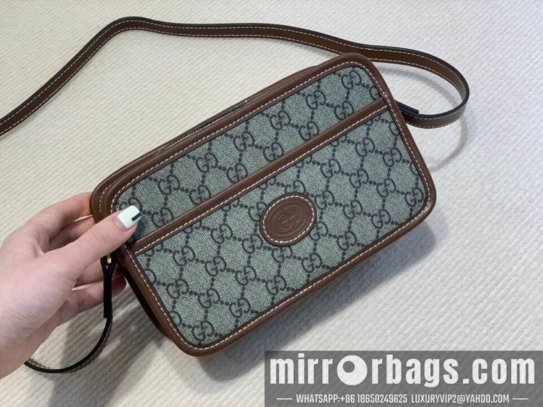 Replica Gucci Bags 1:1 WD658572啡棕 22.5X14X7